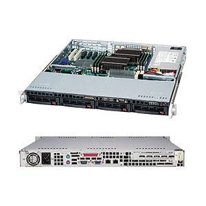 Supermicro CSE-813MTQ-600CB 1U Rackmount Chassis 600W Power Supply