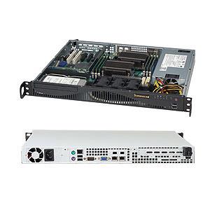 Supermicro CSE-512F-600B Mini 1U Rackmount Chassis 600/680W Power Supply
