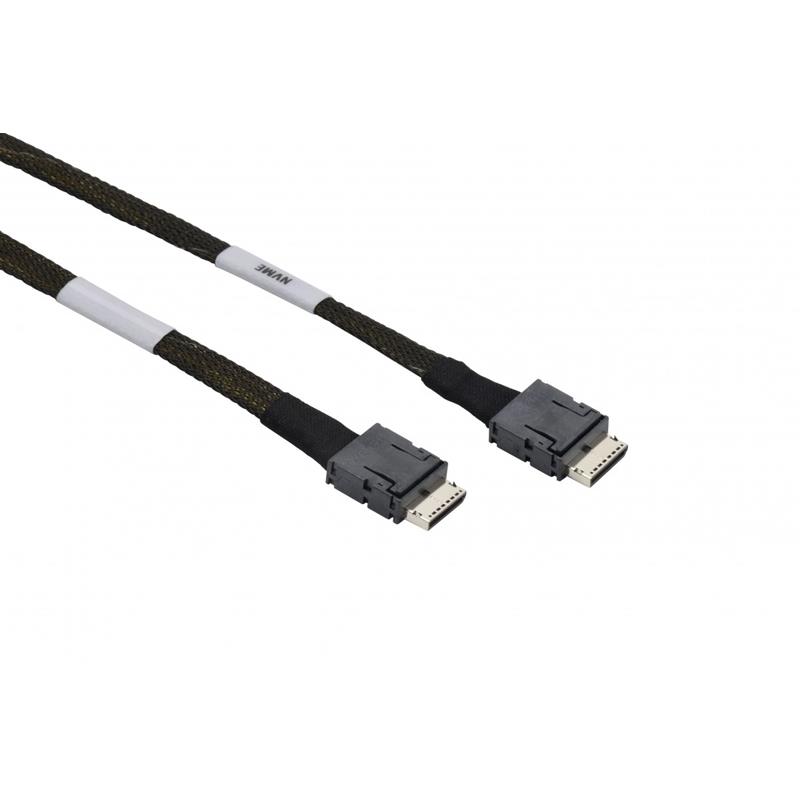 Supermicro CBL-SAST-0819 Cable OCuLink v 1.0, Internal, PCIe NVMe SSD 65cm, 34 AWG, RoHS / Reach