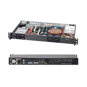 Supermicro CSE-510T-203B Mini 1U Rackmount Chassis 200W Power Supply