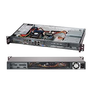 Supermicro CSE-505-203B Mini 1U Rackmount Chassis 200W Power Supply