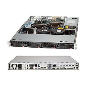 Supermicro CSE-813T-600CB 1U Rackmount Chassis 600/680W Power Supply