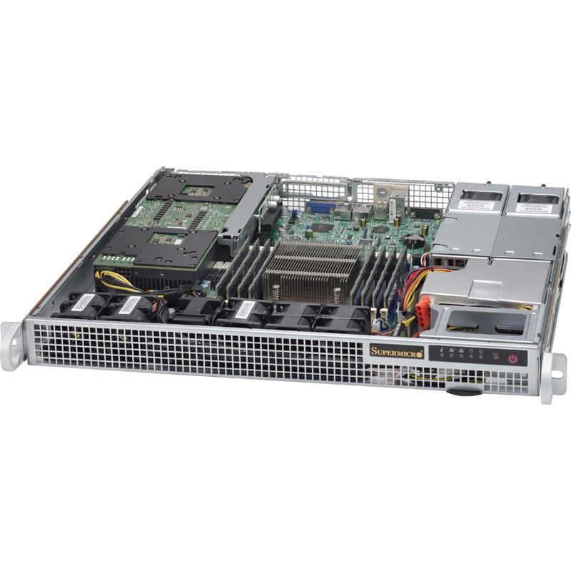 Supermicro CSE-514-R407W 1U Rackmount Chassis 400W Power Supply