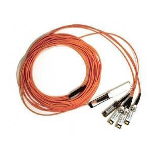 Supermicro CBL-Q4SFP+AOC-15M QSFP+ to SFP+, Data Rate: 5GB/s, Cable 