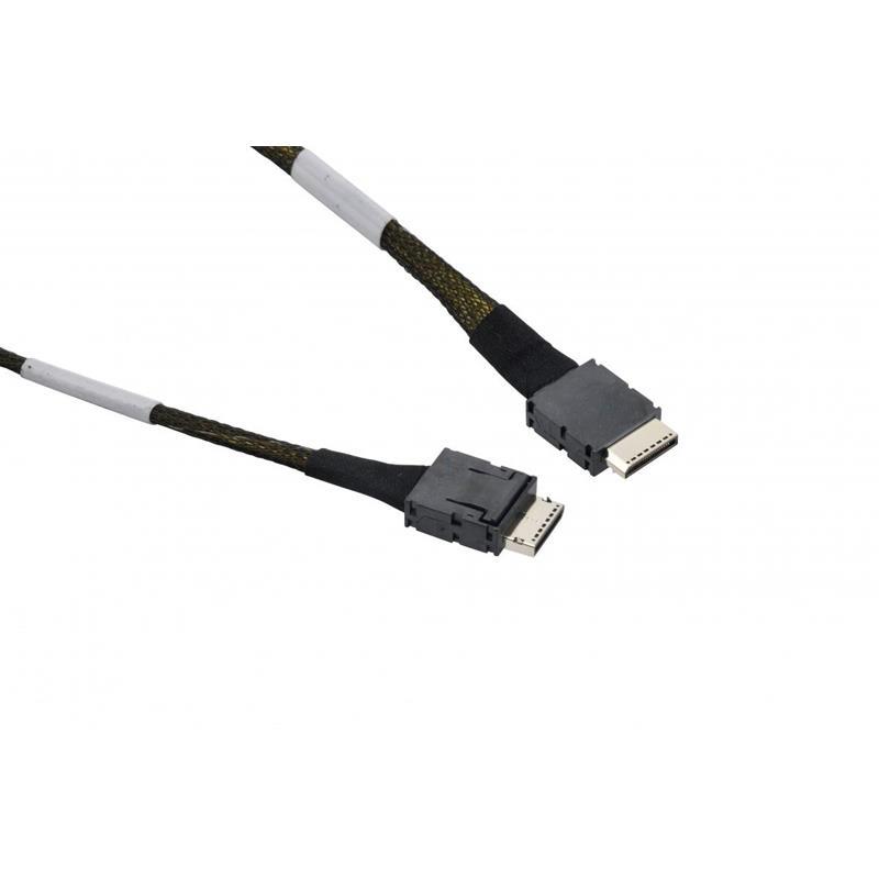 Supermicro CBL-SAST-0974-1 Cable Connector: OCuLink SFF-8611 (x4) to OCuLink SFF-8611 (x4) 37cm