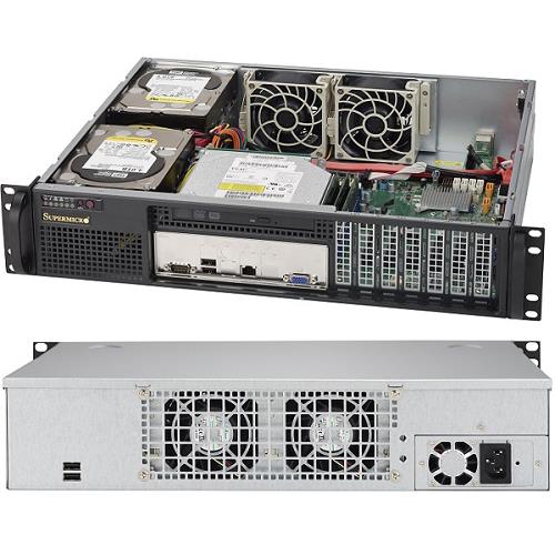 Supermicro CSE-523L-505B 2U Rackmount Chassis 500W Power Supply