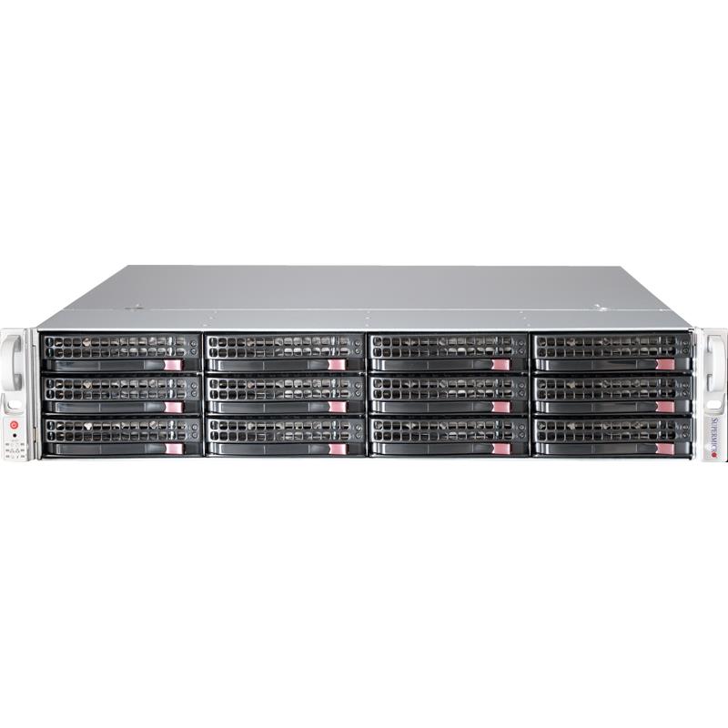 Supermicro CSE-826BAC4-R1K23LPB 2U Rackmount Chassis 1200W/1000W Power Supply