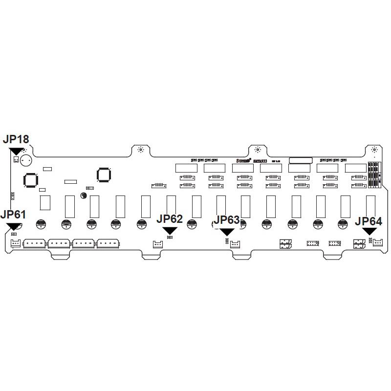 Supermicro CSE-SATA-933 3U Single Channel SATA Backplane 