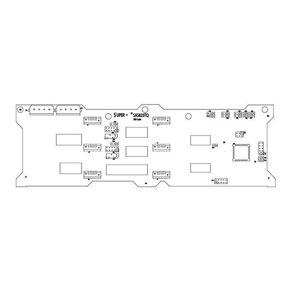 Supermicro BPN-SAS-823T 2U SAS/Sata Backplane w/o SAF-TE