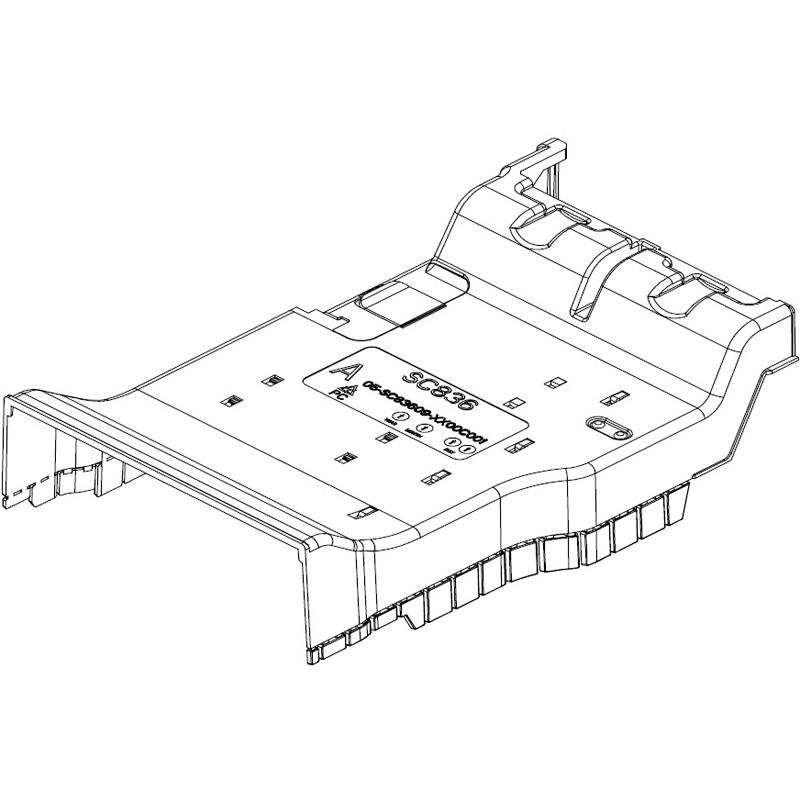Supermicro MCP-310-39001-0N Air Shroud For Chassis SC835/SC836/SC936 and Intel DP X9-X10 PC, Intel DP X8.X7 PC