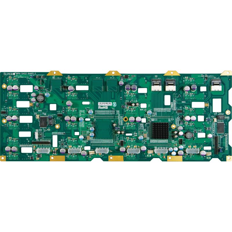Supermicro BPN-SAS2-846EL2 Backplane supports up to 24 SAS/SATA 