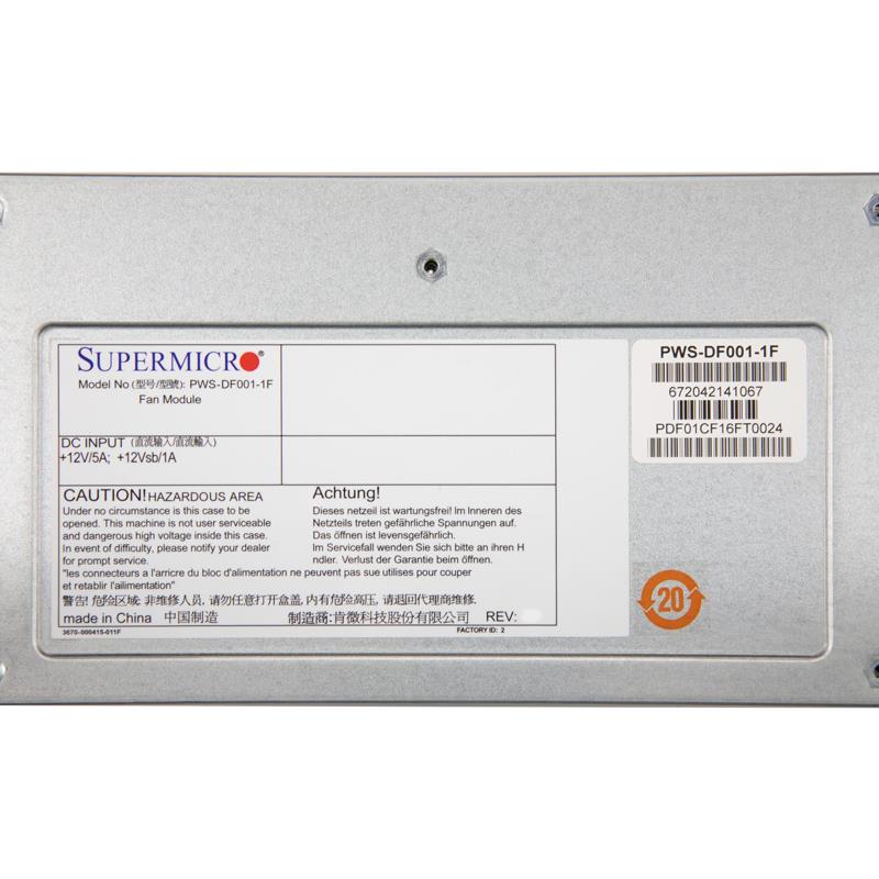 Supermicro PWS-DF001-1F 90mm fan 8000 / 8800 RPM f/ PWS-1K67P-1R