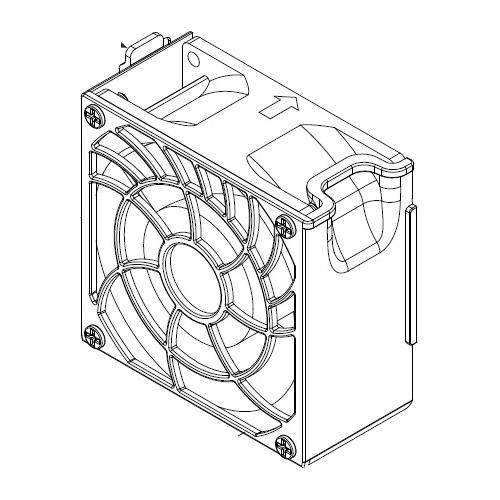 Supermicro FAN-0134L4 60x60x38 mm 13K RPM SC829 Chassis Fan