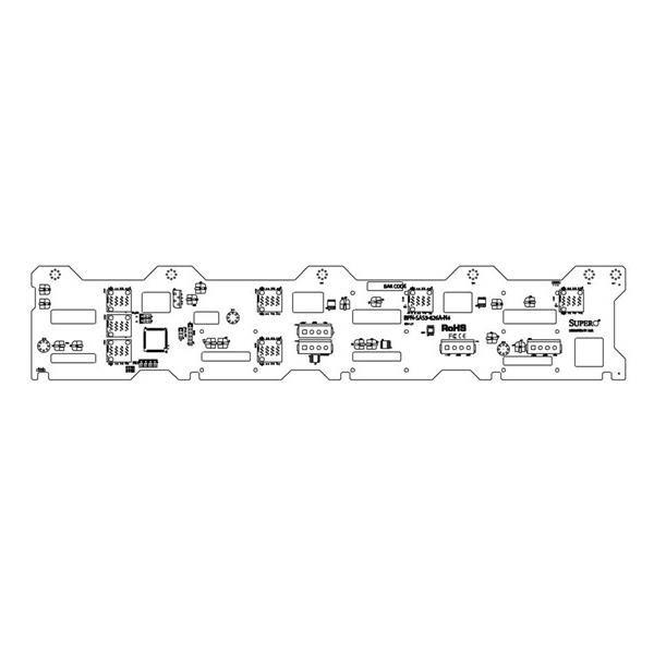 Supermicro BPN-SAS-825MTQ 2U SAS/SATA Backplane with Enclosure