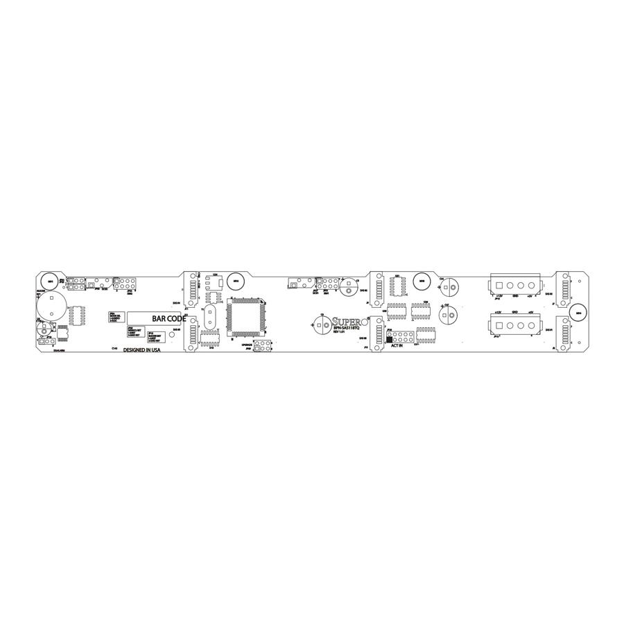 Supermicro BPN-SAS-118TQ SAS/SATA HDD Backplane for 6x 2.5in HDD