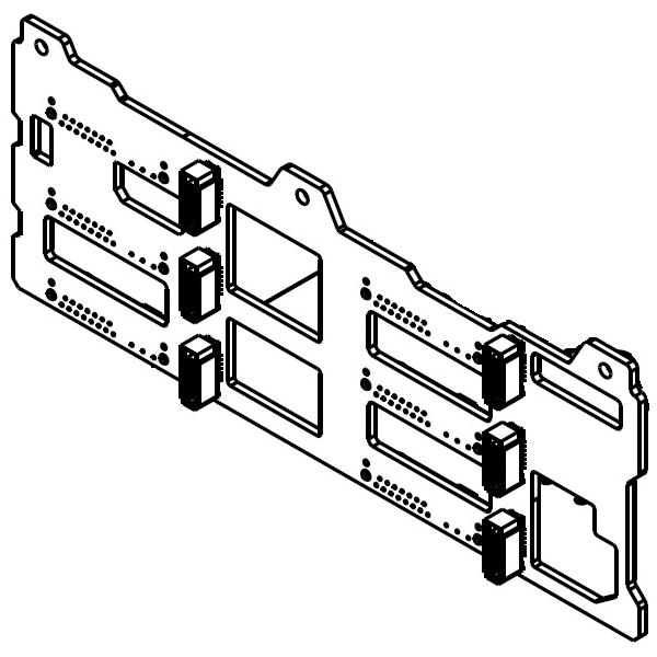 Supermicro BPN-ADP-S2208L-H8IR Backplane SAS AOC for FAT TWIN Servers