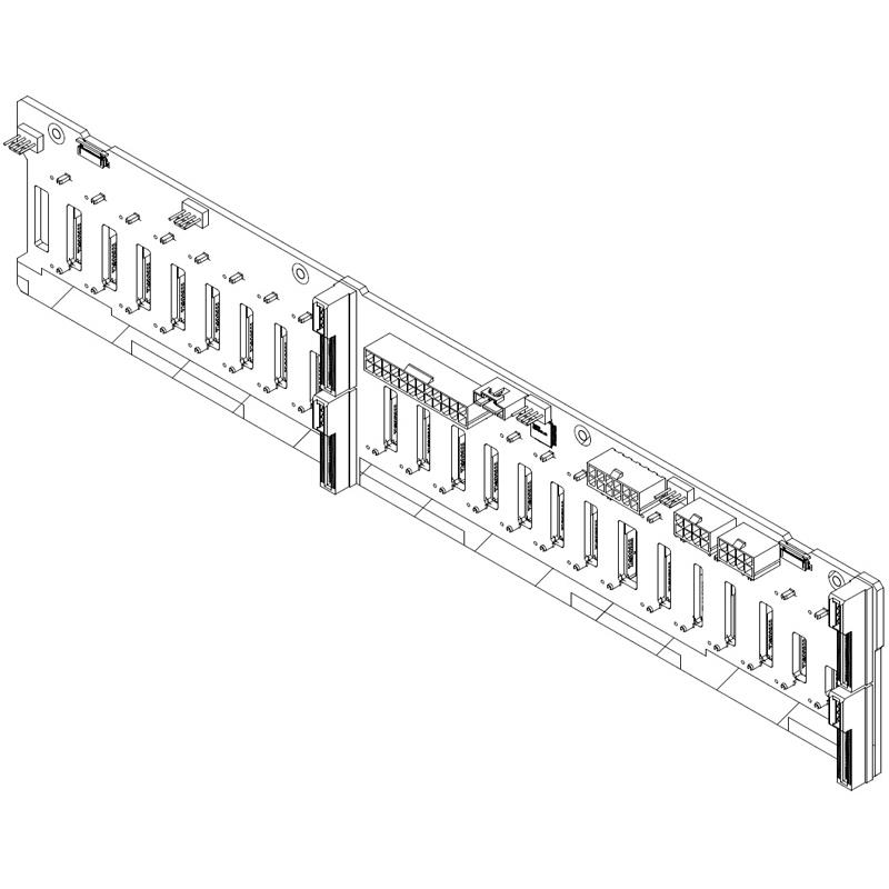 Supermicro BPN-ADP-S3008H-L8IP Backplane LSI 3008, SAS3 12Gbs, 8-port SAS3, 4-port SATA2  