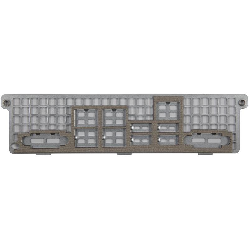 Supermicro MCP-260-00078-0N 1U I/O shield for X10 and X9 Server Motherboards with 5X5mm Vent Hole and EMI Gasket