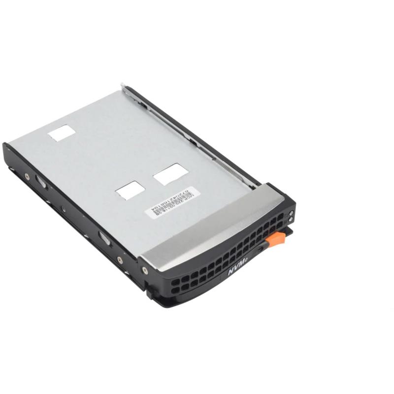 Supermicro MCP-220-00116-0B Black gen-5 3.5-to-2.5 NVMe drive tray, Orange tab (for hotswap NVMe drive),RoHS / REACH