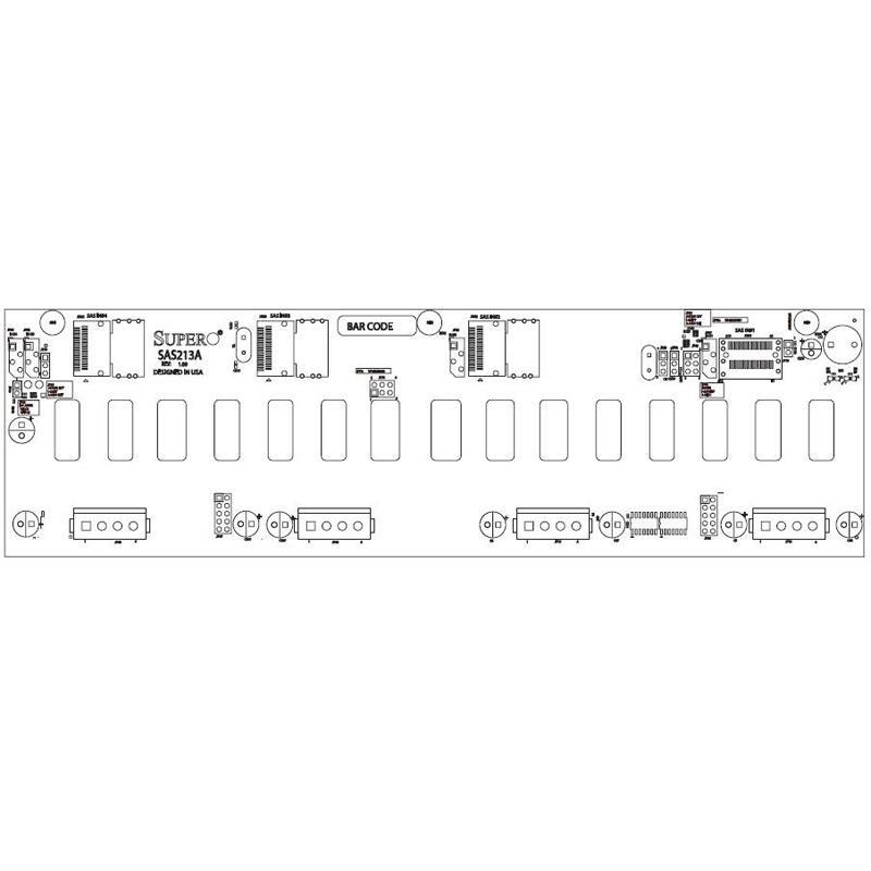 Supermicro BPN-SAS-213A 2U direct-attached backplane 16-port SAS