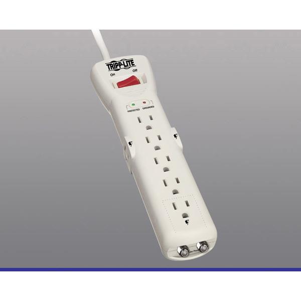 Tripp Lite SUPER7COAX SURGE SUPPRESSOR PROTECT IT! W/ 7