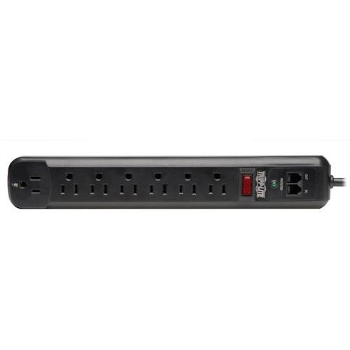 Tripp Lite TLP76RBTEL 7 Outlet Surge Suppressor Right Angle