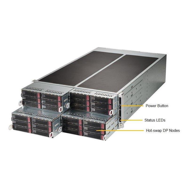 Supermicro SYS-F628R3-R72BPT+ Twin Barebone Dual CPU, 4-Node