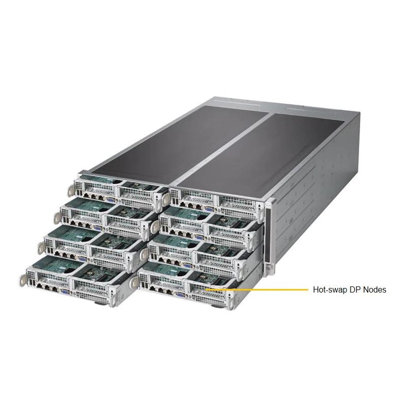 Supermicro SYS-F618R3-FT+ Twin Barebone Dual CPU, 8-Node