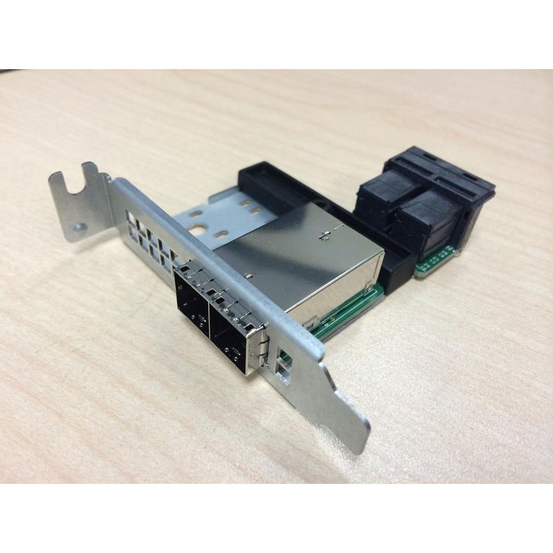 Supermicro AOM-SAS3-16i16e-LP 4-Port External/Internal mSAS Adapter LP
