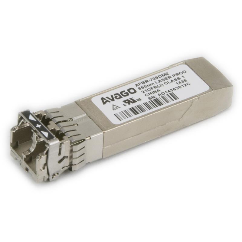 Supermicro AOM-TSFP-709DMZ-AVG SFP+ transceiver module for short range fiber cables, 10G/1G, 850nm, MMF, LC