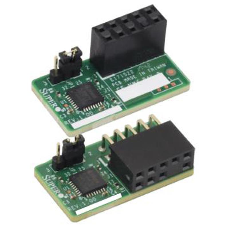 Supermicro AOM-TPM-9671H-S TPM Security Module SPI Capable TPM 1.2 with Infineon 9671 Controller With A Horizontal Form Factor
