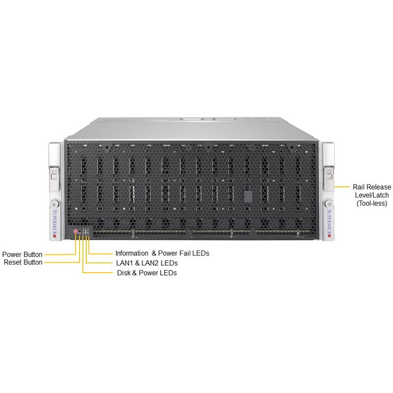 Supermicro SSG-5049P-E1CR45L 4U Storage Barebone Dual Processor