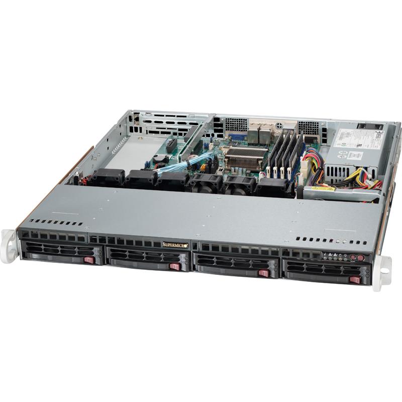 Supermicro SYS-5018A-MHN4 1U Barebone Embedded Intel Atom Processor C2758