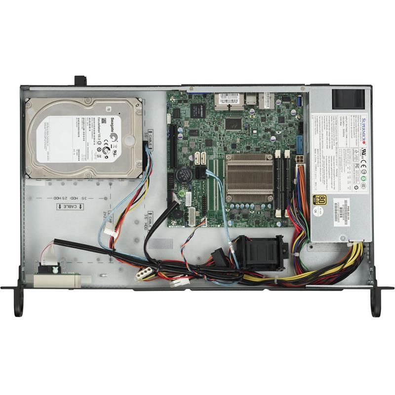 Supermicro SYS-5018A-LTN4 1U Barebone Embedded Intel Atom Processor C2358
