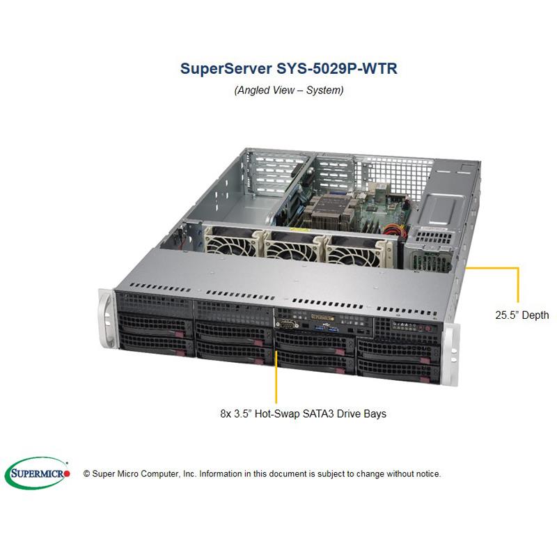 Supermicro SYS-5029P-WTR 2U Barebone Single Intel Processor