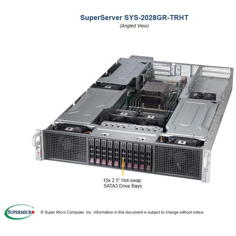 Supermicro SYS-2028GR-TRHT 2U Barebone Dual Intel Processor