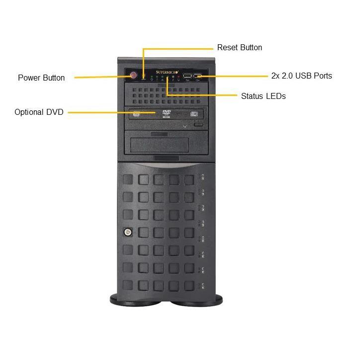 Supermicro SYS-7049P-TR Tower Barebone Dual Intel Processor