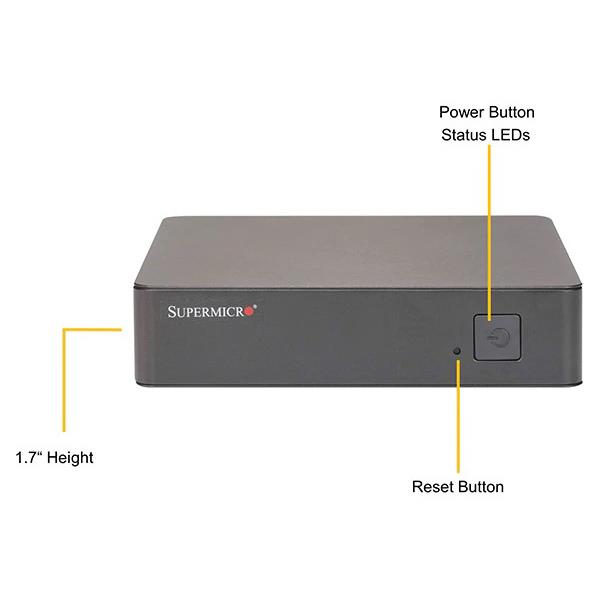 Supermicro SYS-E200-9B Mini-ITX IoT Compact Barebone Embedded Intel Pentium N3710 Processor
