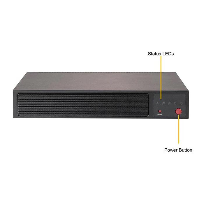 Supermicro SYS-E300-9A-16CN8TP Mini-1U Barebone Embedded Intel Atom C3958 Processor