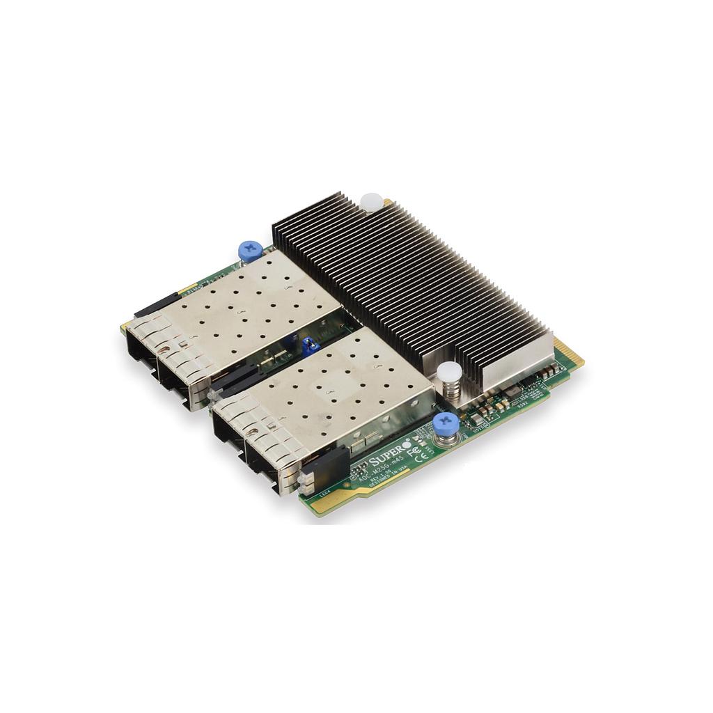 Supermicro AOC-M25G-M4SM SIOM 4-Port 25Gb Ethernet Controller Card ConnectX-4 Lx EN with 1U bracket