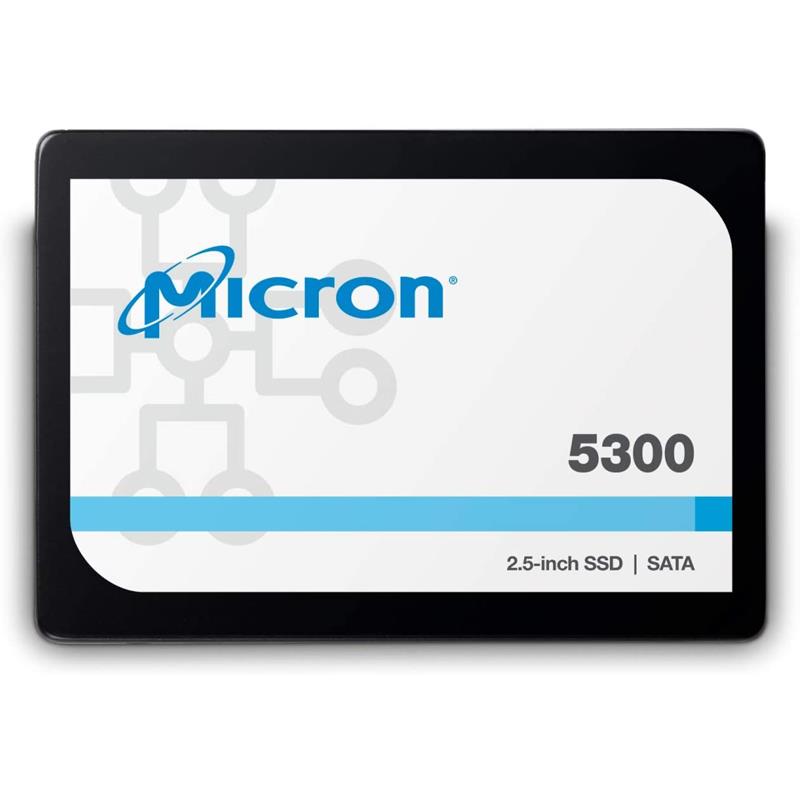 Micron MTFDDAK1T9TDT-1AW1ZABYY Hard Drive SSD 1.9TB 2.5in, SATA, 6Gb/s, 3D NAND, 7mm, 5DWPD - 5300 MAX Series