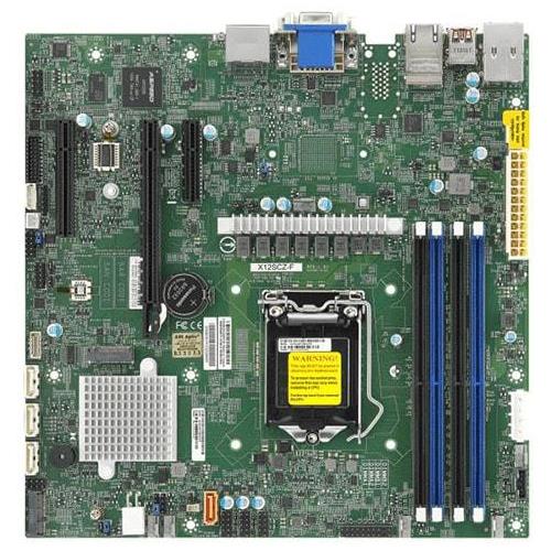 Supermicro X12SCZ-QF Motherboard Micro-ATX Single Socket LGA-1200 (Socket H5) 11th/10th Generation Intel Core i9/i7/i5/i3 Pentium/Celeron Processor