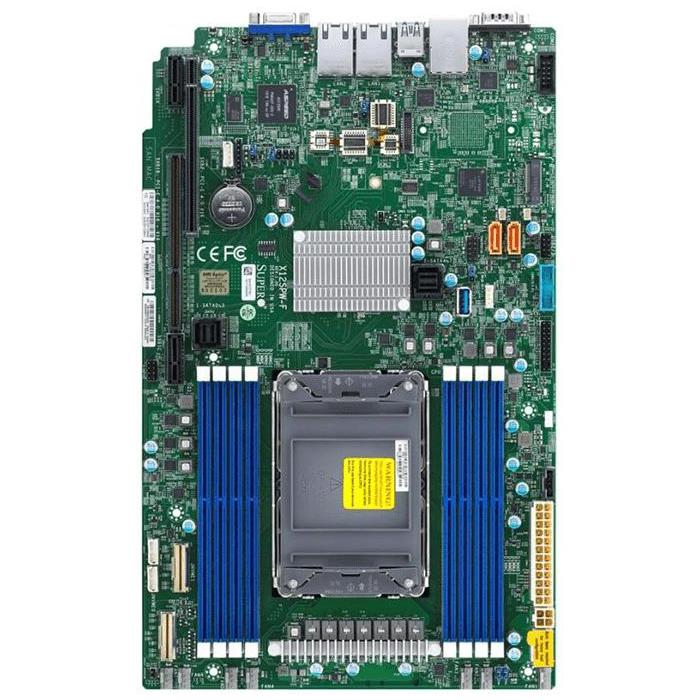 Supermicro X12SPW-F Motherboard Proprietary WIO Single Socket LGA-4189 (Socket P+) Intel Xeon Scalable 3rd Generation Processors