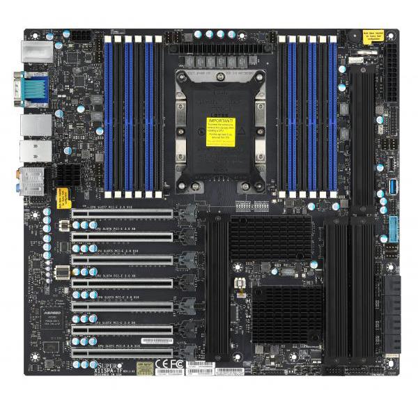 Supermicro X11SPA-TF Motherboard E-ATX Single Socket P (LGA-3647) Intel Xeon Scalable 2nd Generation Processors
