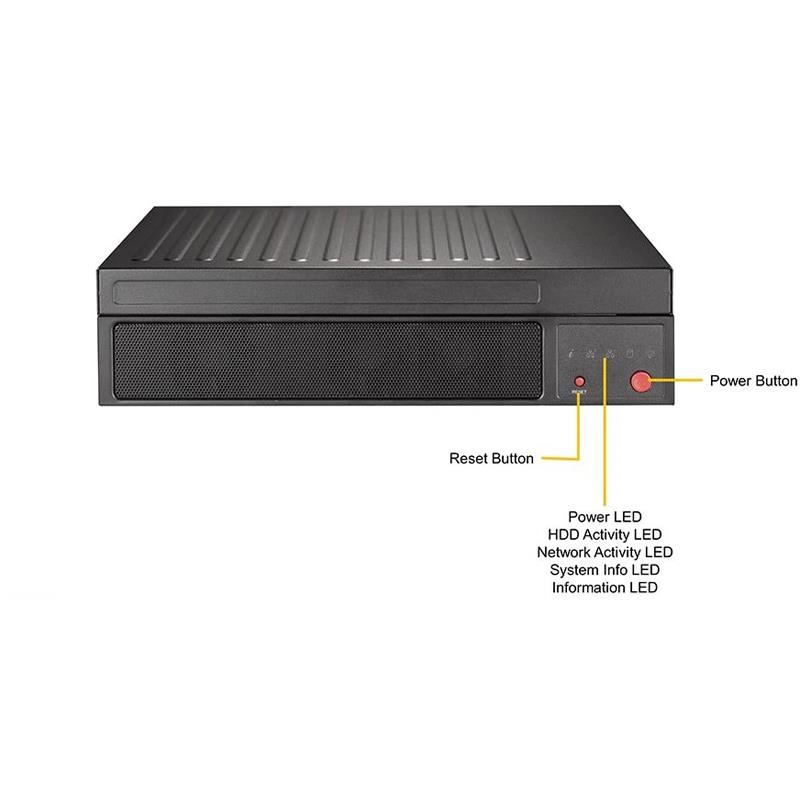 Supermicro CSE-E301 Flex-ATX Mini 1U Server BOX PC Chassis NO Power Supply
