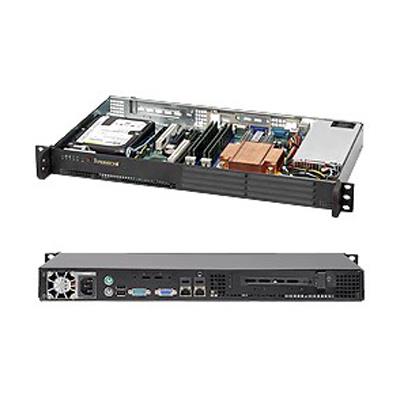 Supermicro CSE-502-203B 1U Rackmount Chassis 200W Power Supply