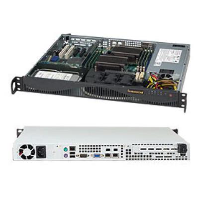 Supermicro CSE-512F-600LB 1U Rackmount Chassis 600W Power Supply