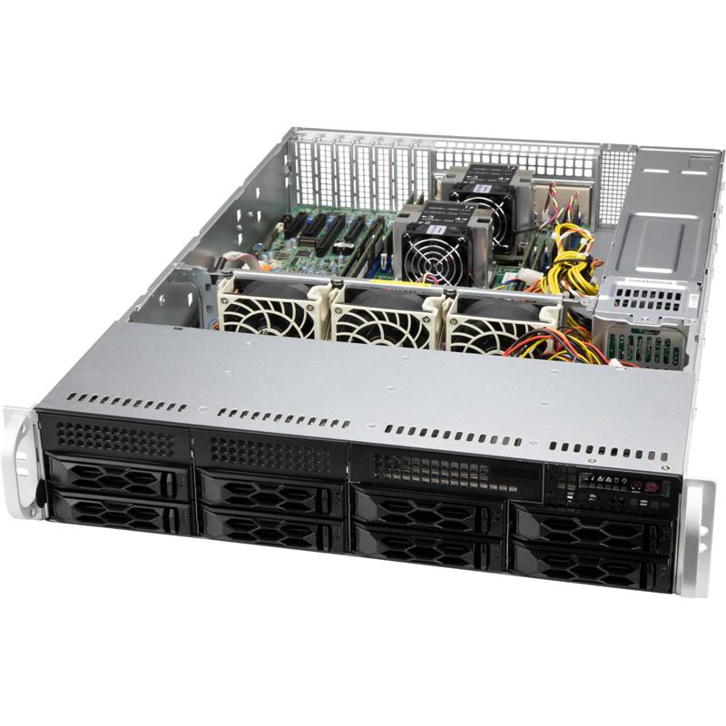 Supermicro CSE-LA25TQC-R609LP Server Chassis 2U Rackmount 600W / 650W Power Supply
