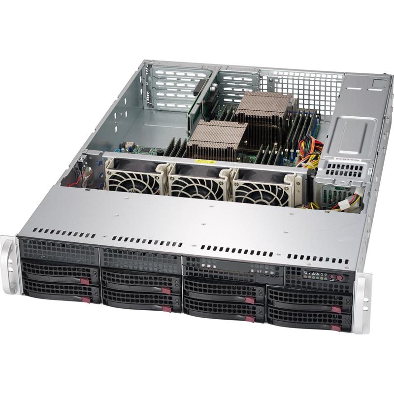Supermicro CSE-825TQC-R802WB 2U Rackmount Server Chassis 800W Power Supply