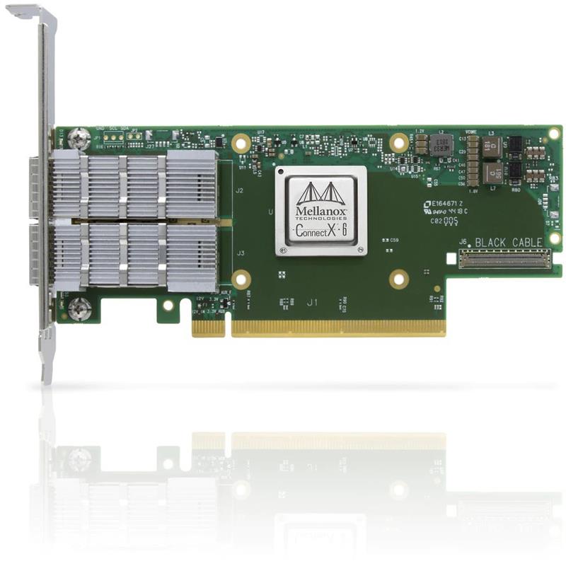 Supermicro AOC-653106A-HDAT ConnectX-6 VPI HDR 200GbE Ethernet Adapter Card - Gen 4 PCIe x16 Dual-port QSFP56 Connectors